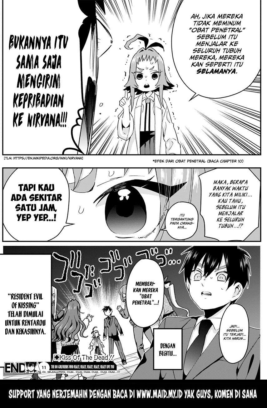 Kimi no Koto ga Dai Dai Dai Dai Daisuki na 100-ri no Kanojo chapter 11